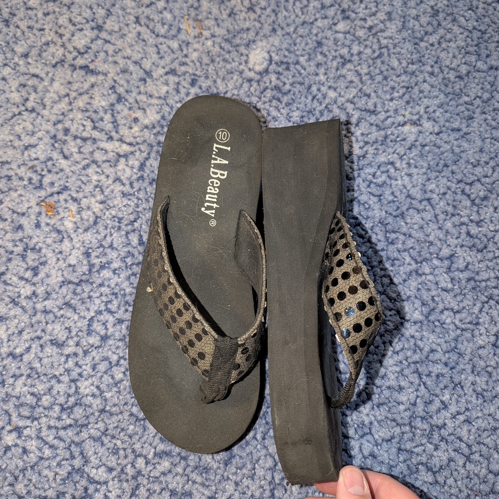 Ulta Beauty Black Platform Sandals